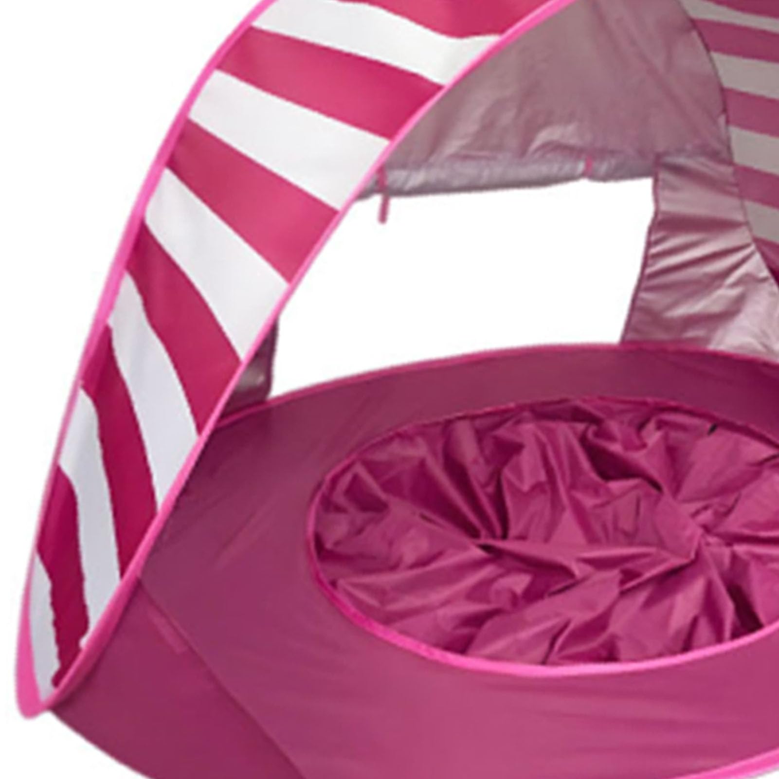 Tenda da Spiaggia Pop Up a Strisce con Riparo Solare, 120 X 83 X | Tenda parasole portatile, design leggero e antivento per bambini piccoli, campeggio, picnic