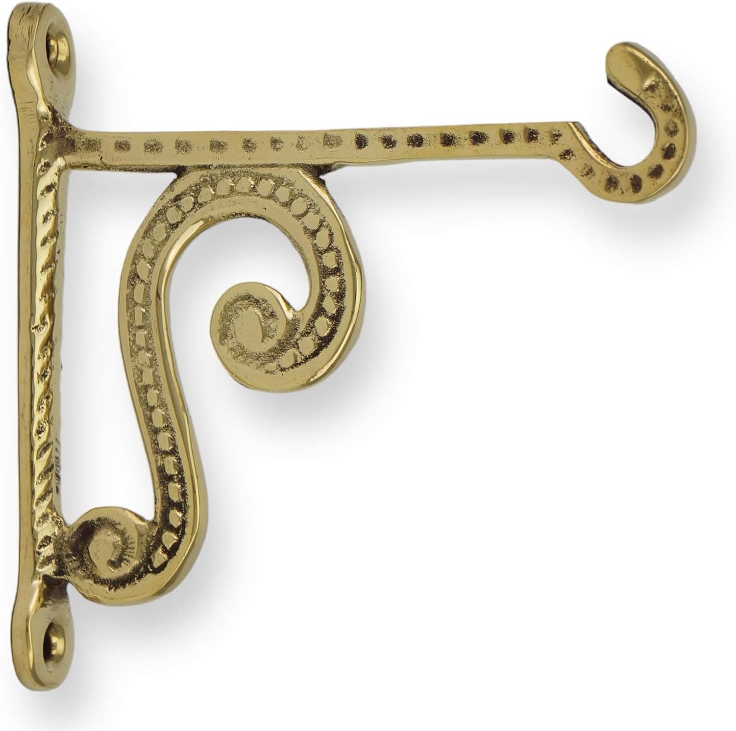 Brass Wall Mount Bracket for Orthodox Vigil Oil Lamps – Wall Bracket Holder 10cm (3.95″)