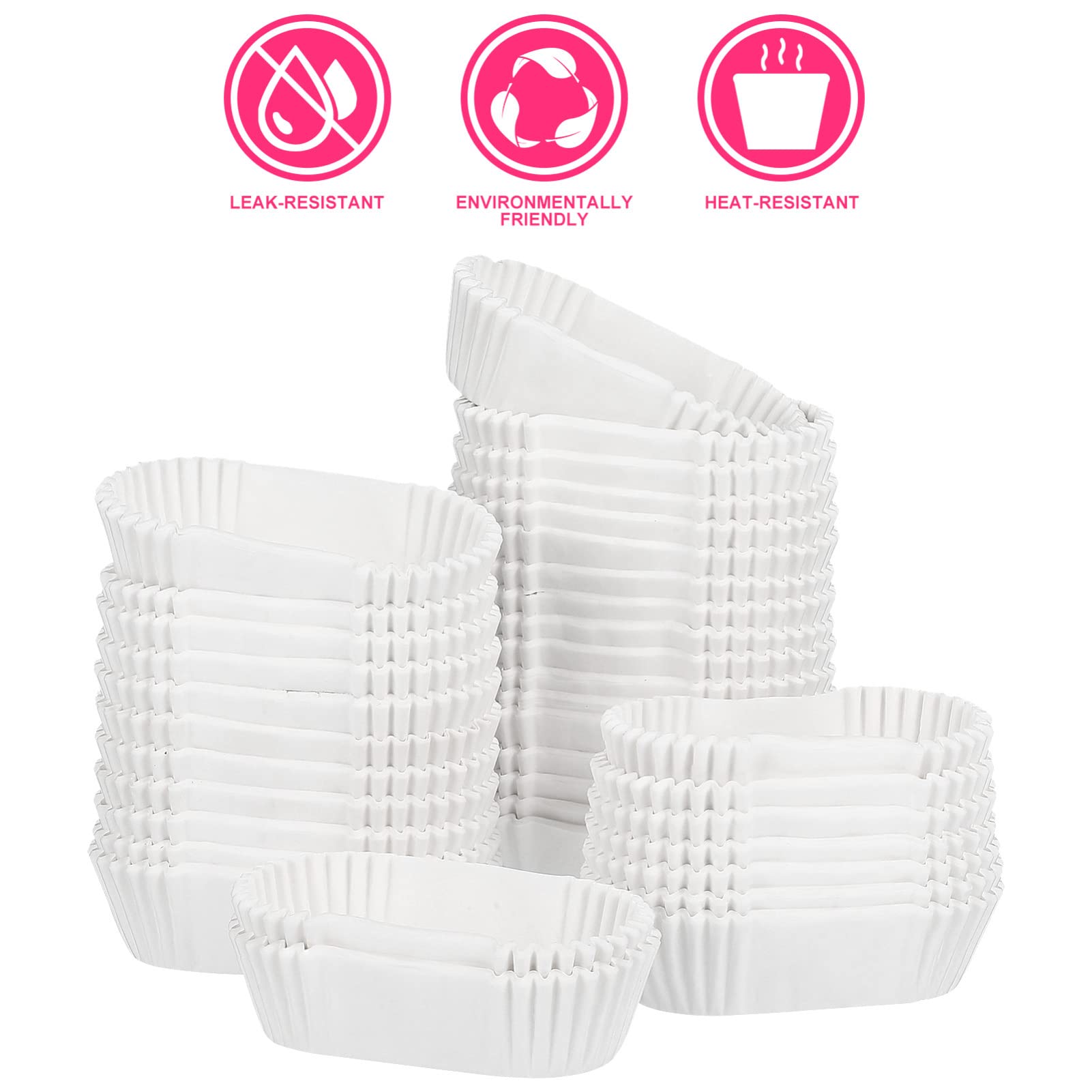 Custodie per cupcake di Natale, tazze da forno, 1000 pezzi pirottini di carta ovali for torte vassoi di carta for torte involucri di carta for alte temperature rivestimento antigrasso pirottini di car