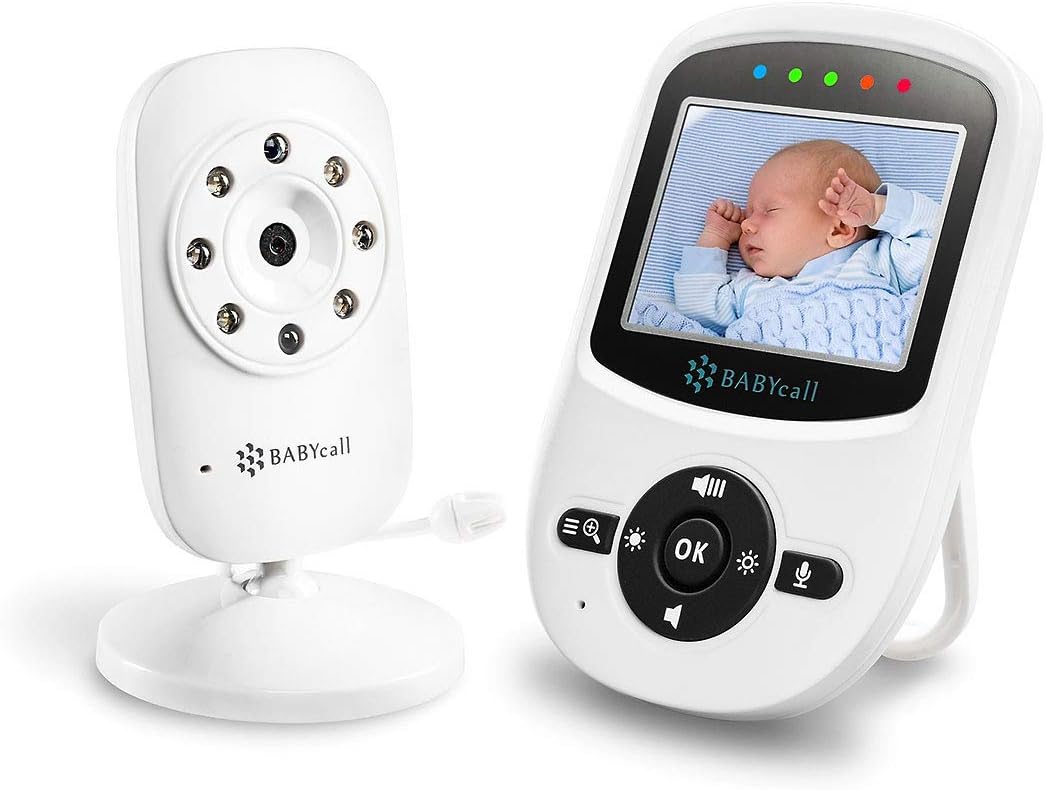 2020 Model Video Baby Camera, Split LCD 2,4" Screen Baby Call Night Vision System, Monitor Infrared 2 Way Audio, Wireless Long Range Camera System, Kids Room Temperature Monitor Safe Baby Camera