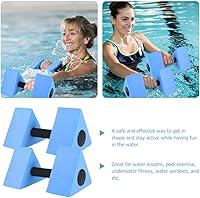 Vista 7 de Mancuernas de agua, 2 unidades, pesas de agua, barras de mano, ejercicios aeróbicos acuáticos, mancuernas de espuma para piscina, accesorios