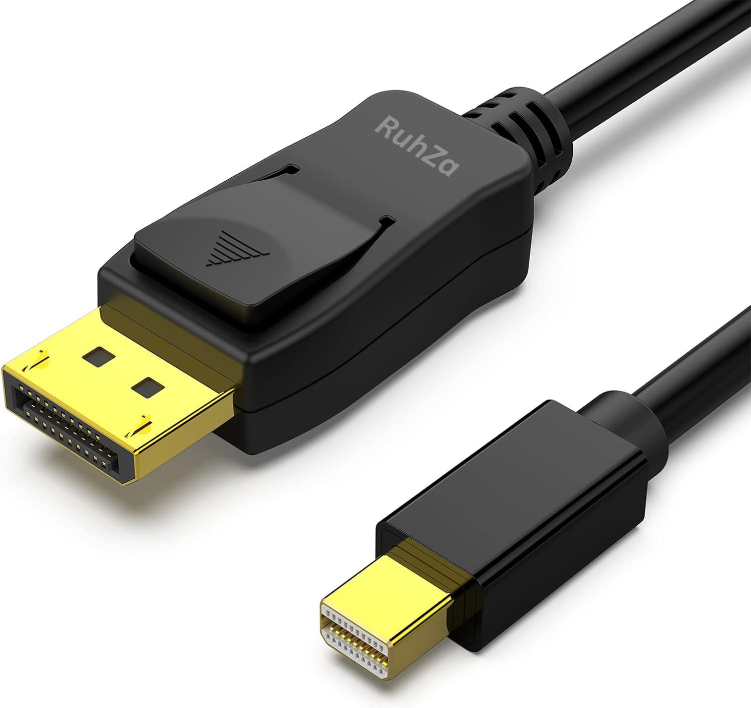 RuhZa Mini Displayport-Displayport Cable 4K 60Hz Bidirectional Mini DP-DP Cable, COMPATIBLE WITH HDR, NVIDIA G-SYNC, AMD FreeSync, 3D (Mini DisplayPort (male) - DisplayPort (male) 1.8m Black RT-M2DCB1 (B0B9CZ9YWZ) Amazon Price History, Amazon Price Tracker