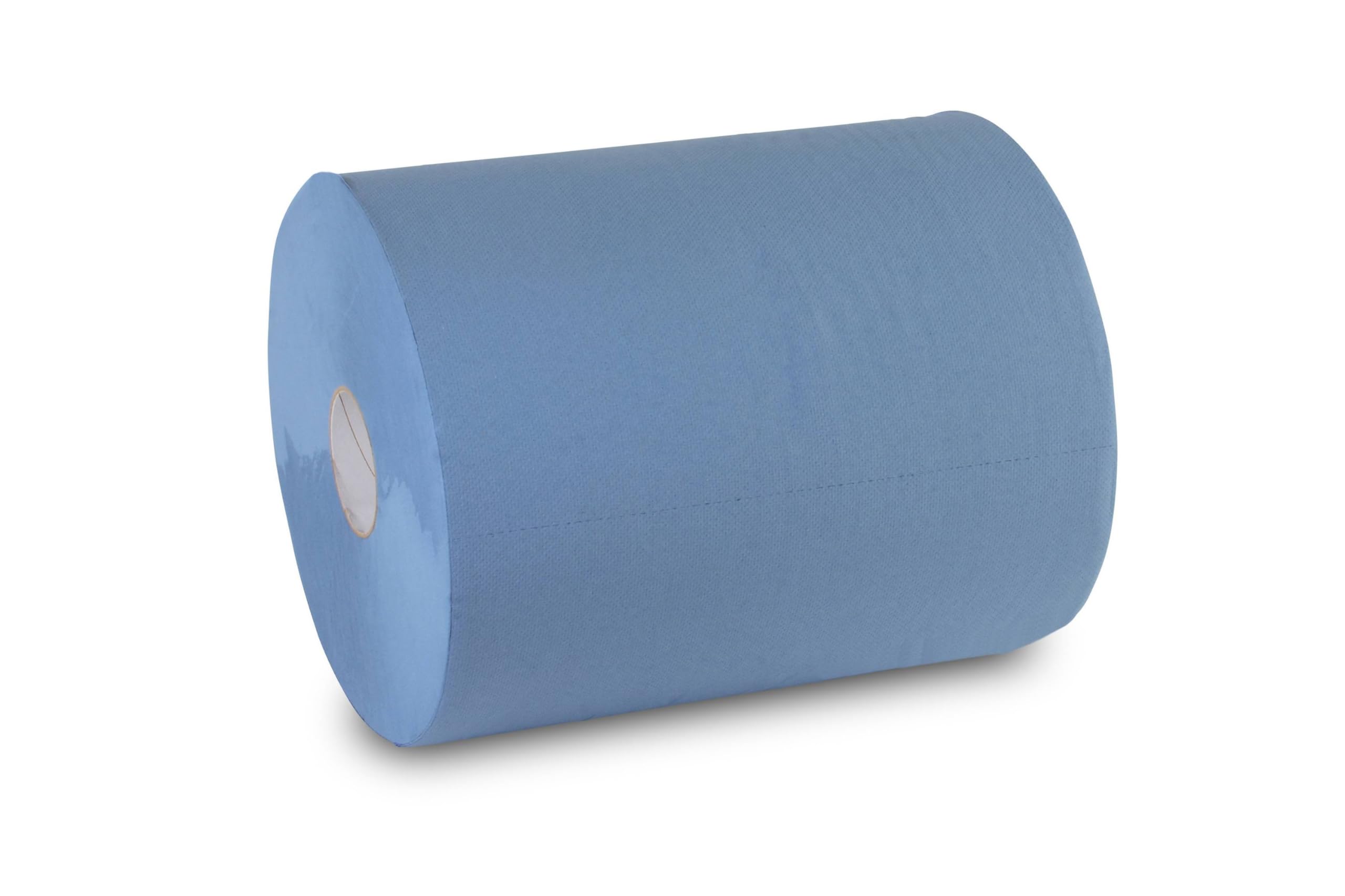 Quicky Rotolo di panno per la pulizia, 2 strati, colore blu, 2 rotoli da 500 fogli, assorbente, perfetto per officina, industria, cucina, ecc.
