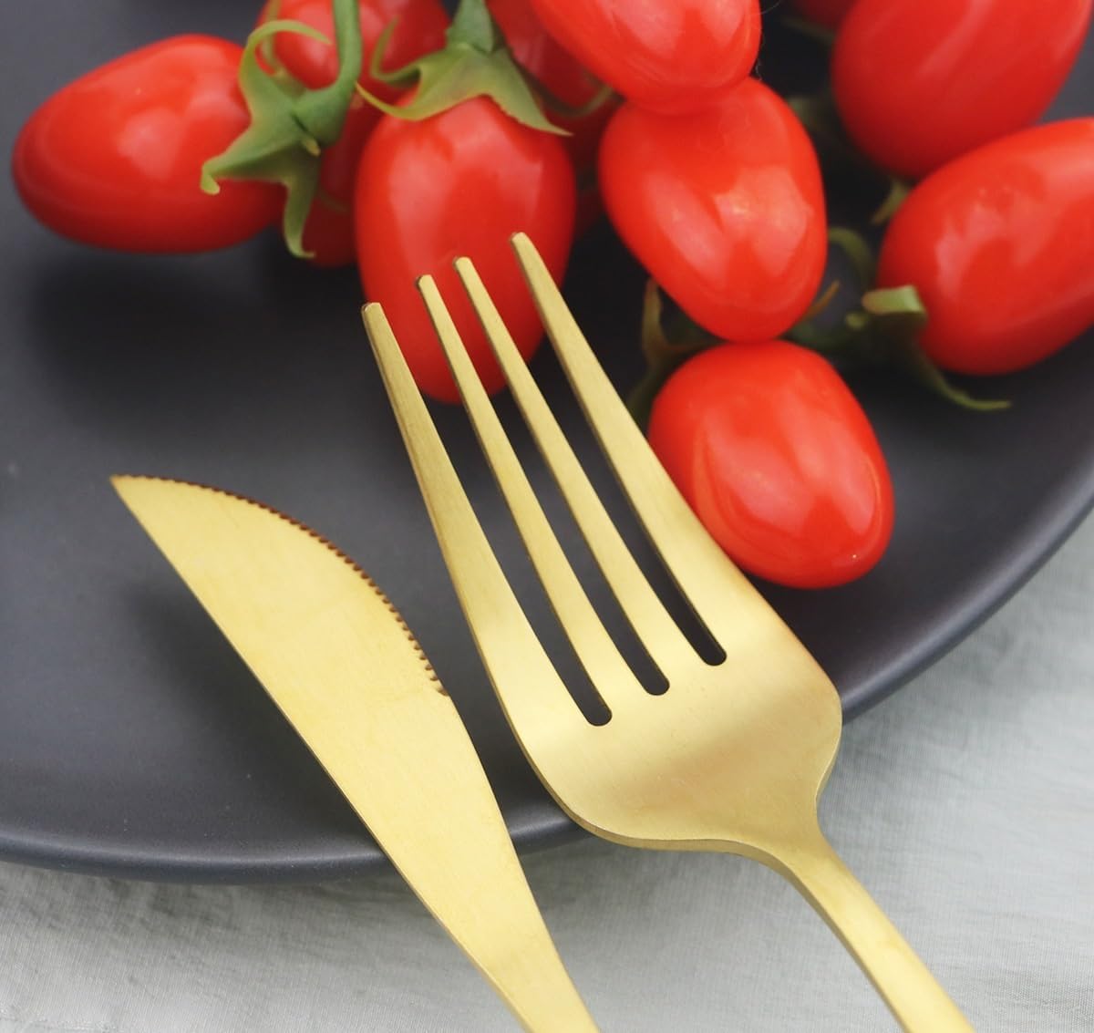 Silverware Flatware Set, 5/20/30/40/50/60 Piece Pink Silver Stainless Steel Flatware Set, Portuguese Matte Cutlery Tea Spoon(Green Silver,4Set-20Pcs)