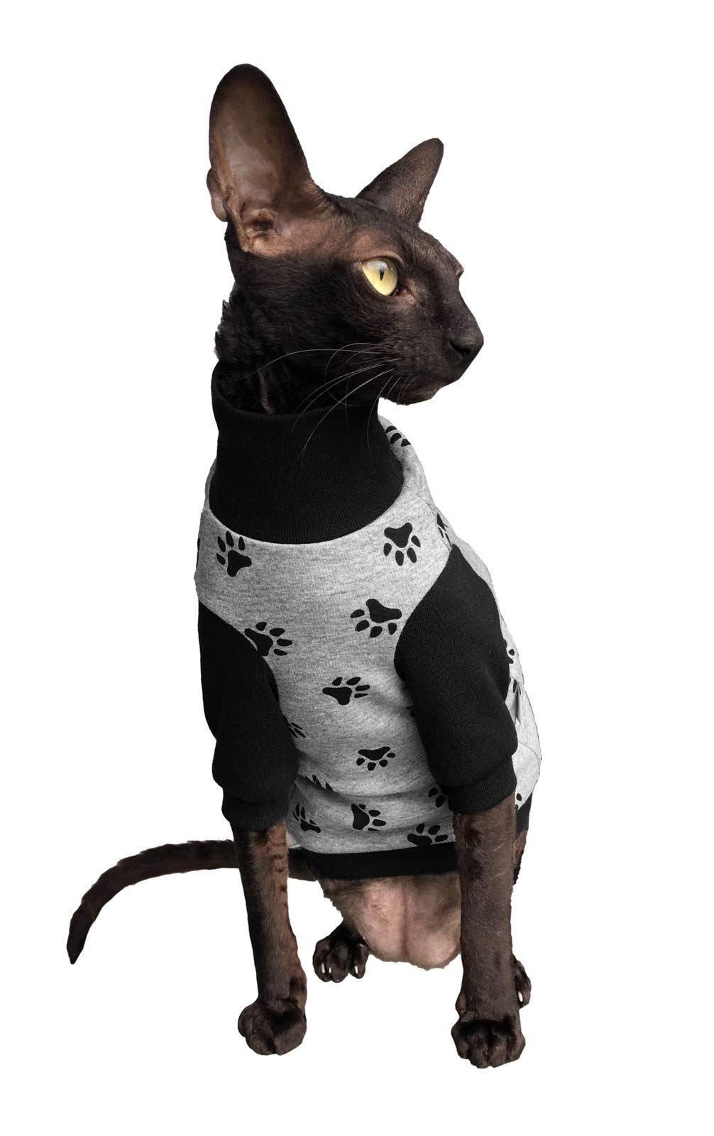 Chandail d'hiver pour chat Sphynx HappyPaws textile haut de gamme XS