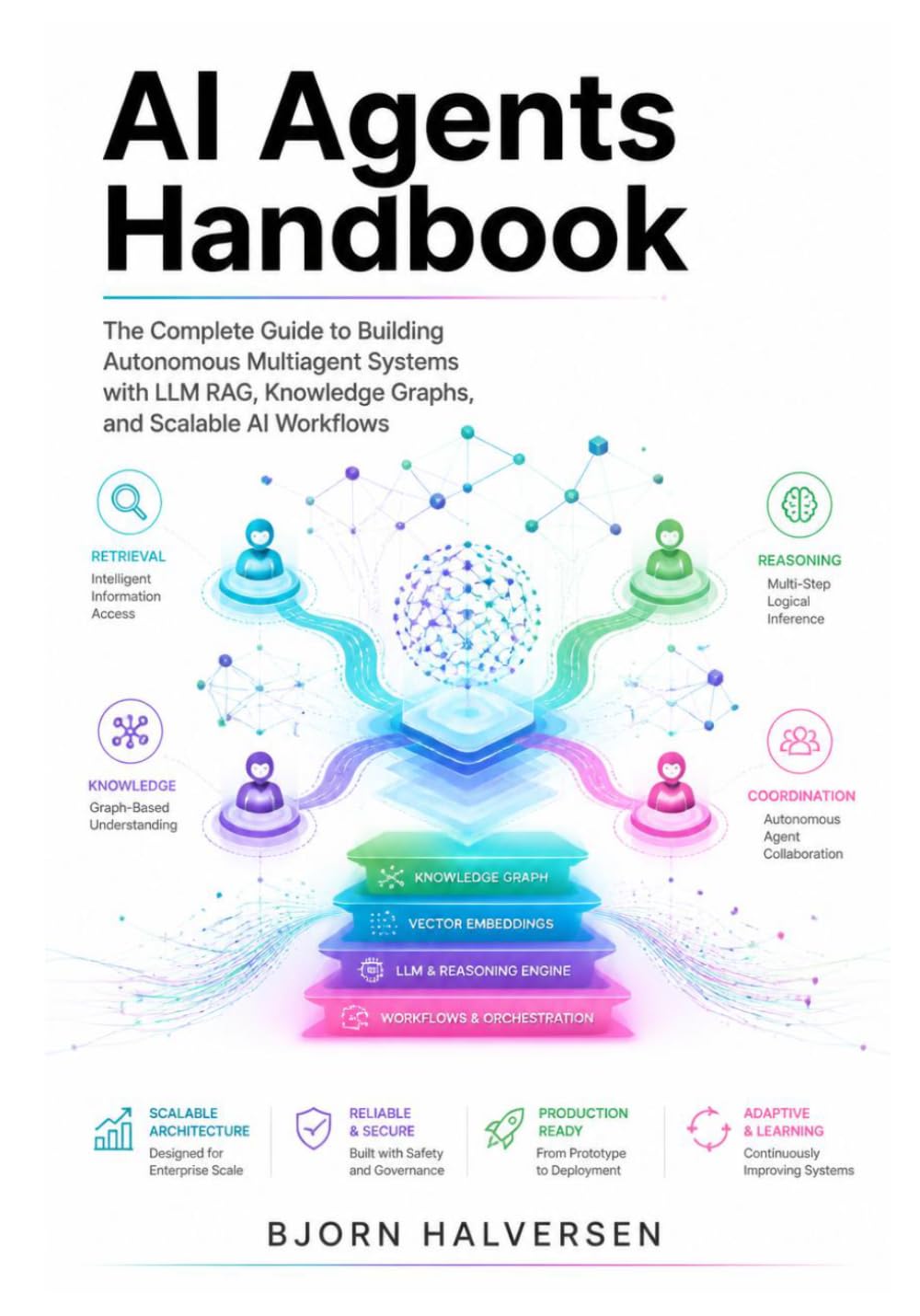 AI Agents Handbook: The Complete Guide to Building Autonomous Multiagent Systems with LLM RAG, Knowledge Graphs, and Scalable AI Workflows