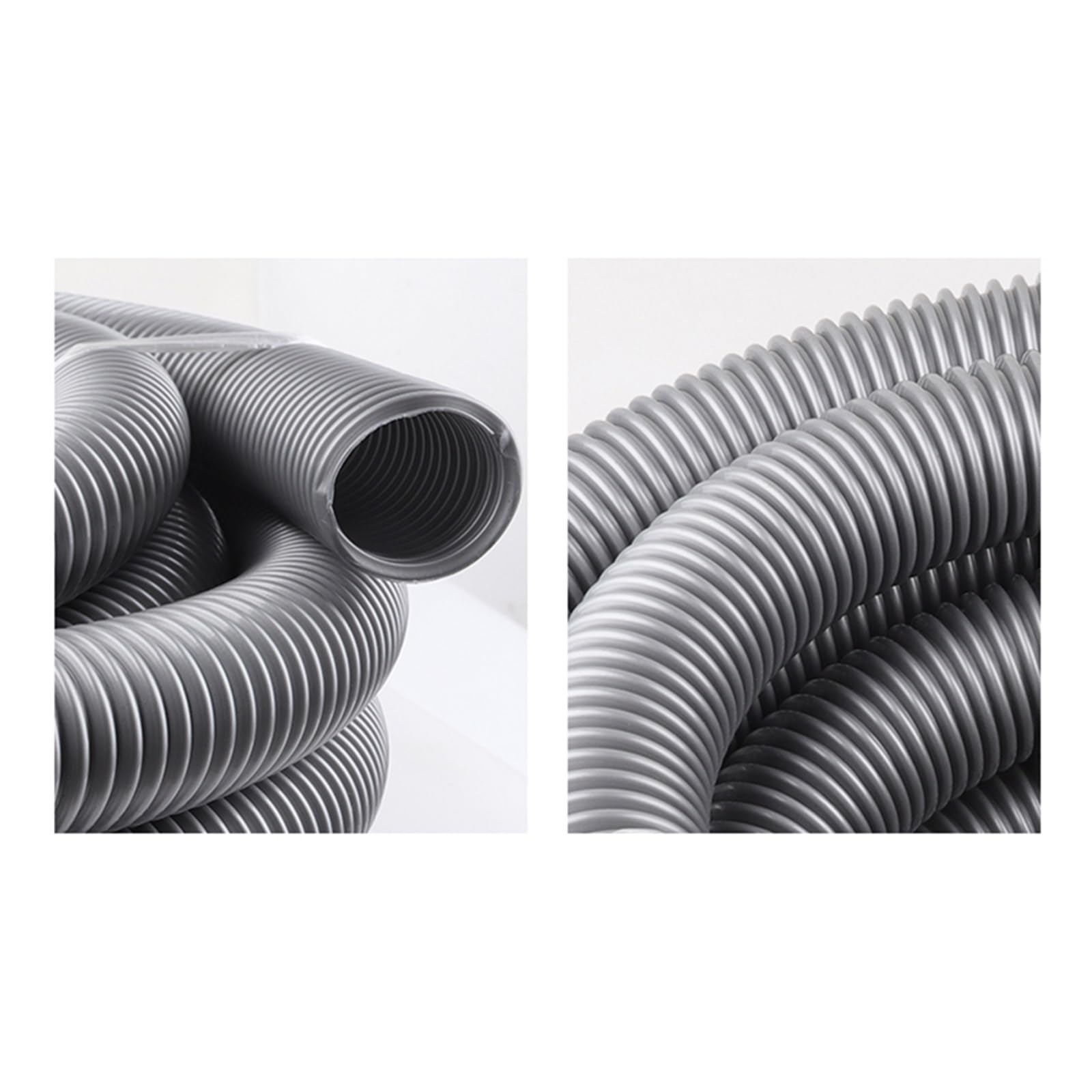 Tubos de Manguera de EVA Flexibles de 32 mm de diámetro Interior alargados compatibles con aspiradoras domésticas Manguera Coche Negro Gris Piezas de aspiradoras (Color : Gray-7 m)