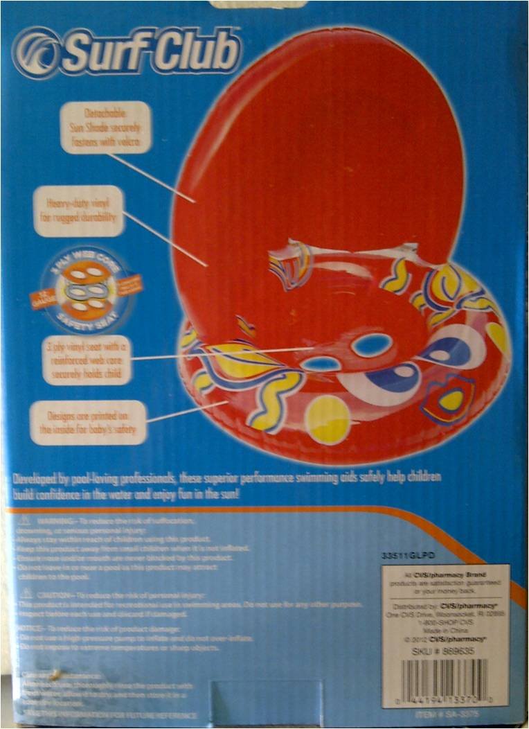 Sun Smart Goldfish Sun Shade Float