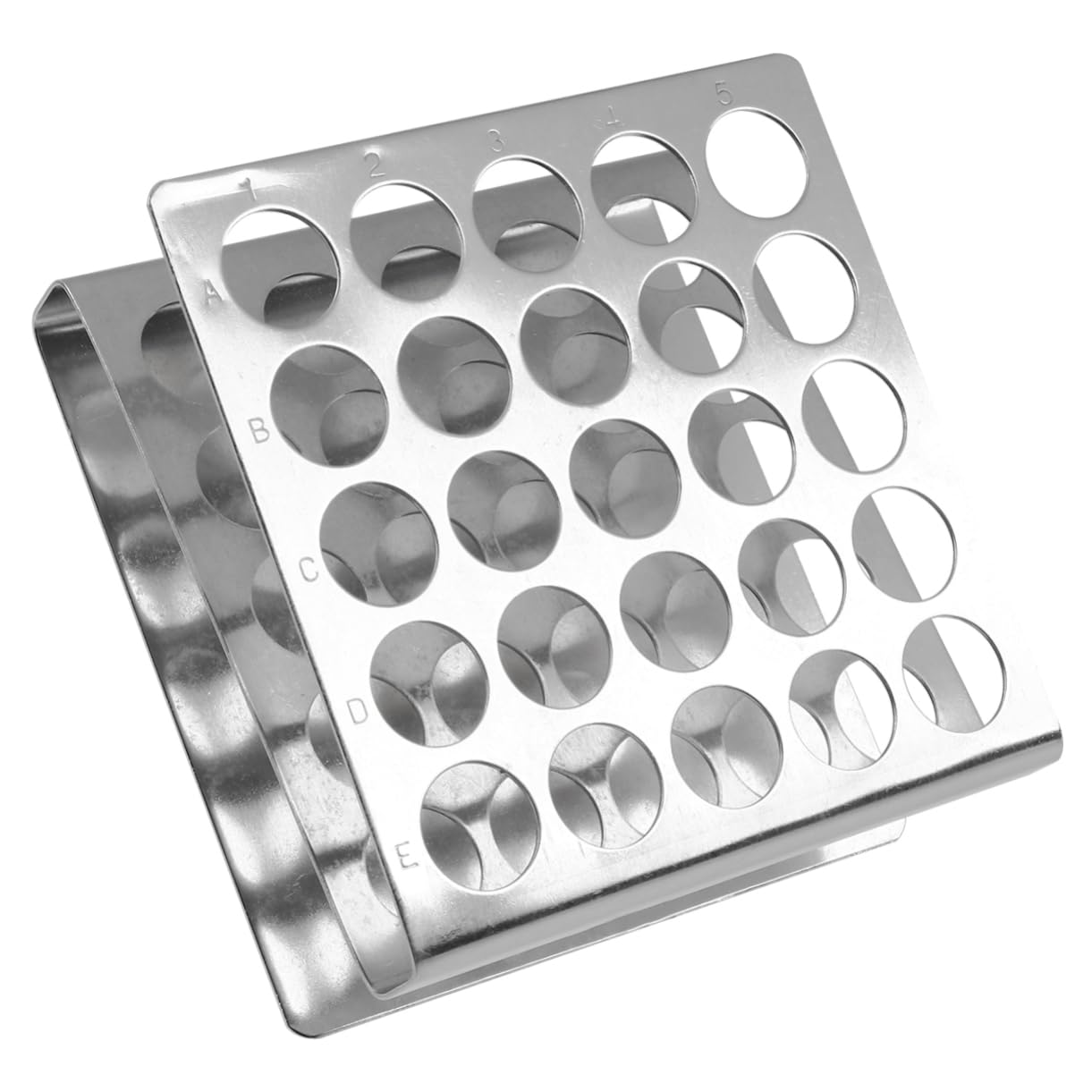 ULTECHNOVO 5 Pezzi 25 Forniture Per Laboratori Scolastici Rack Per Provette Da Laboratorio Vassoio Per Provette Chimica Del Portaprovette Provetta Rack Per Test Di Laboratorio Provette Con
