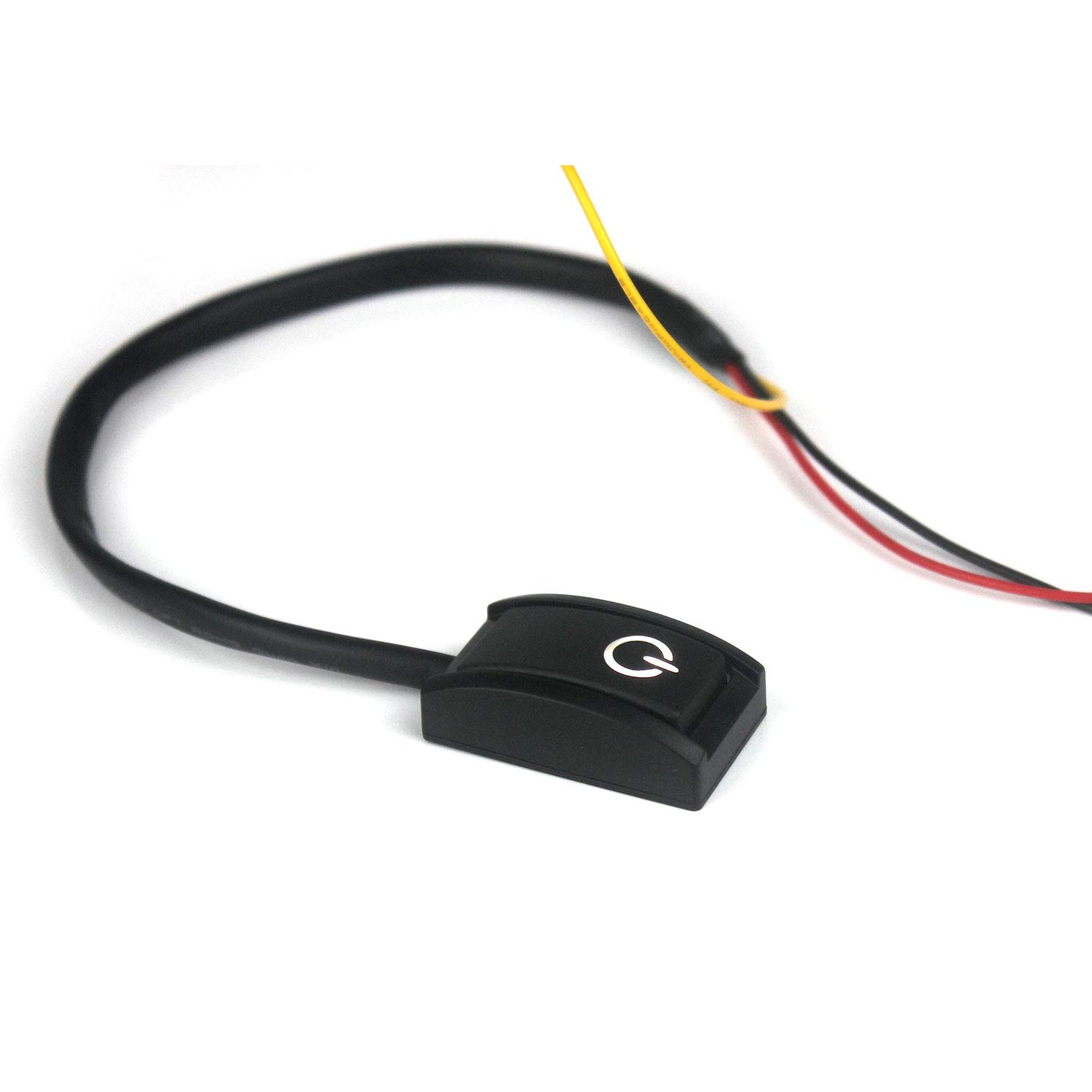 knopschakelaar DC 12V Paste Button Switch, 200mA Car DIY