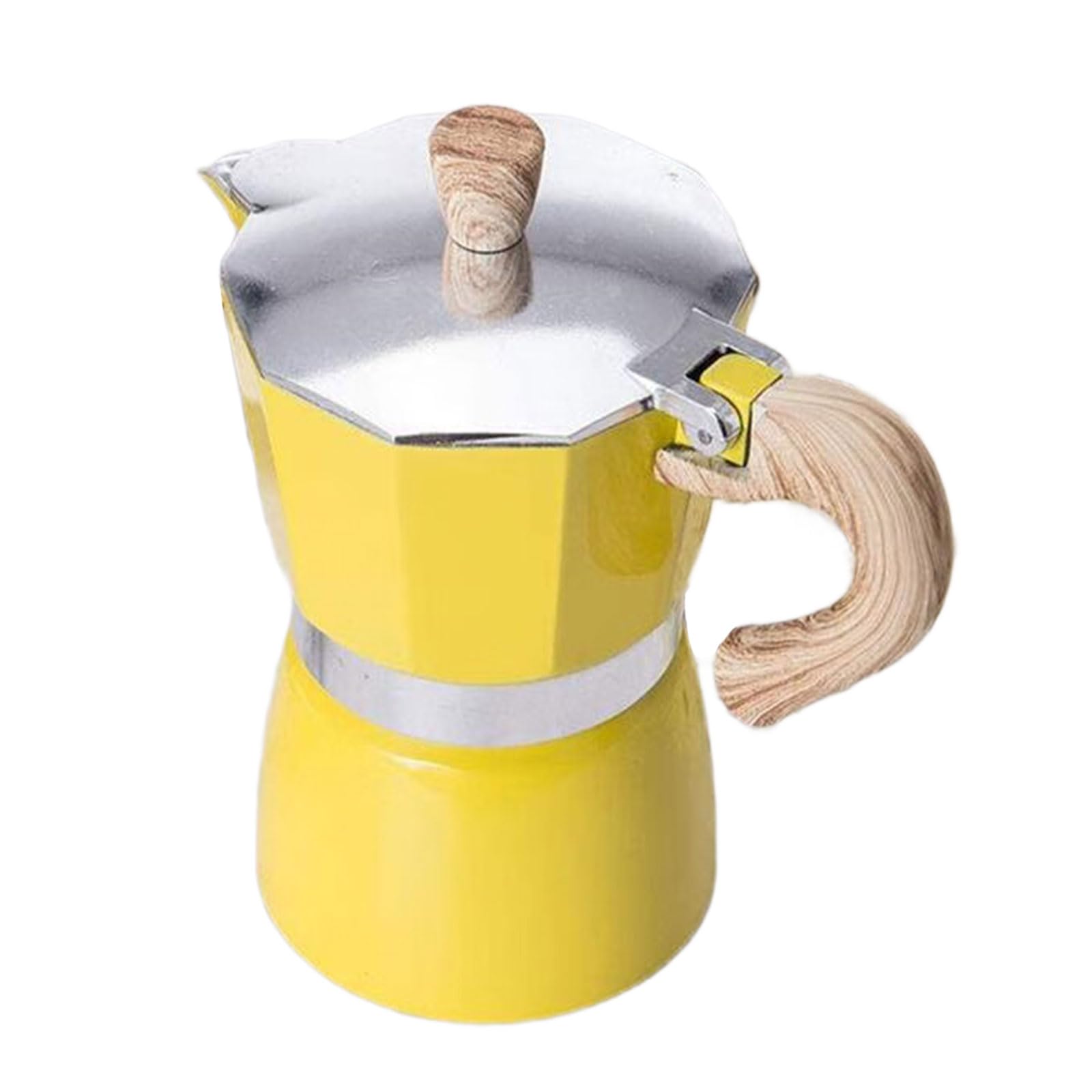 Maxtonser Small Espresso Pots Coffee Brewer Pots Portable Espresso Maker Coffee Tool Stovetop Coffee Maker Easy to Clean