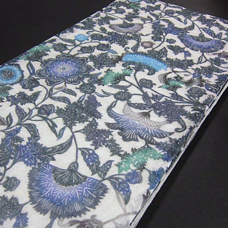 スリーシーズン 西陣紗織袋帯 東京江戸紅型染 綿芯御仕立付き