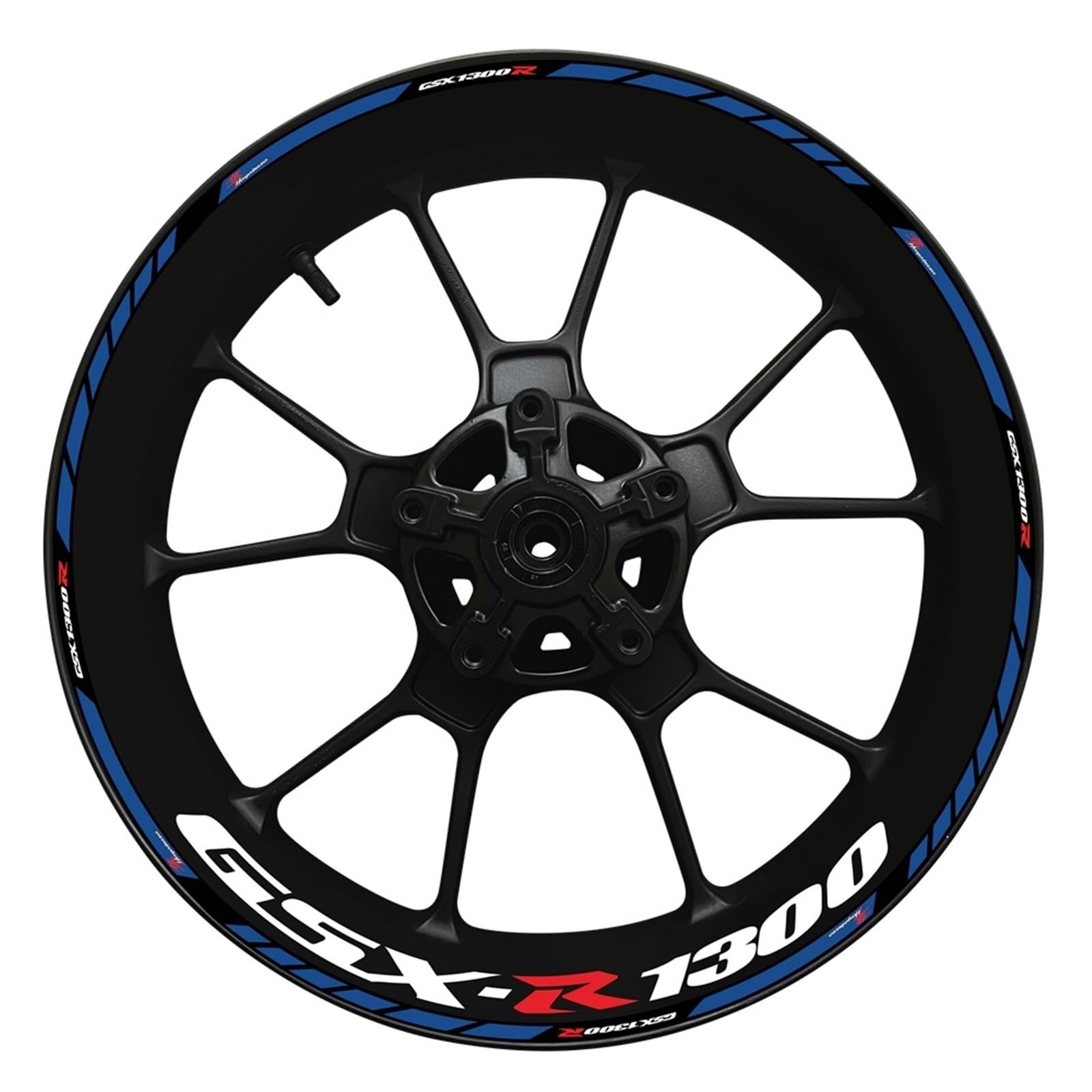 Radaufkleber Für S&uzuki Gsx-r1300 Für Hayabusa GsxR1300 Motorrad Dekorative Felge Dicke Seitenaufkleber(Set Meal 8)