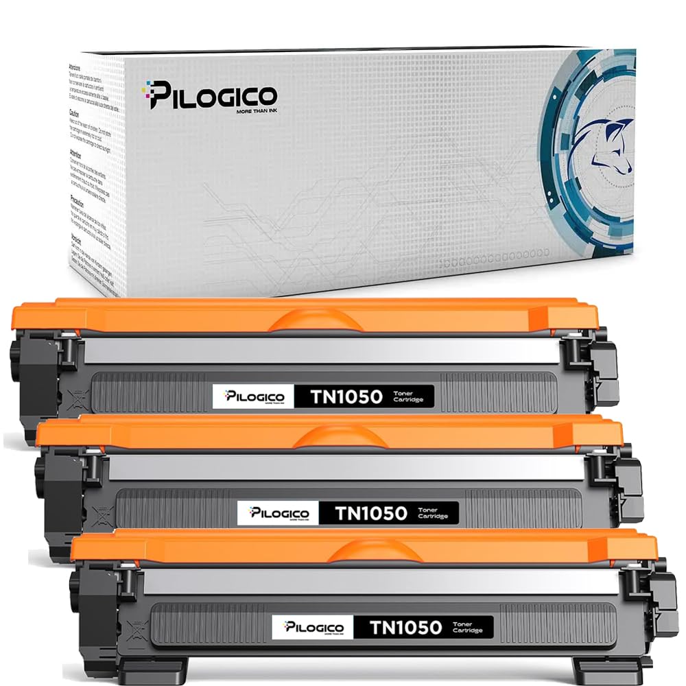 3 Toner Compatibili con Brother TN1050 TN-1050 TN-1000 per stampanti Brother DCP-1510 DCP-1512 DCP-1612W DCP-1610W DCP-1616NW HL-1210W HL-1110 HL-1112 HL-1212W HL-1201 MFC-1810 MFC-1910W