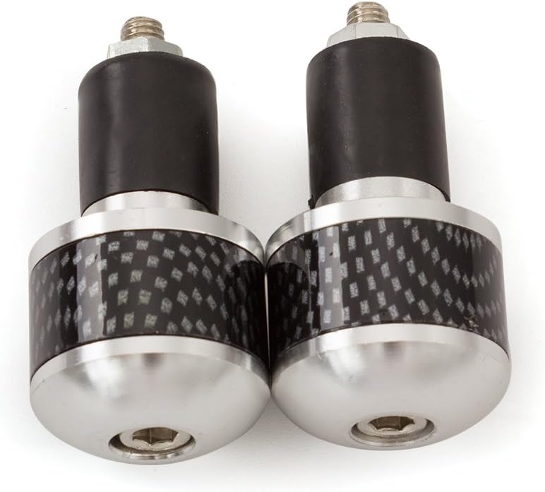 Motorcycle 7/8" 22mm Handlebar Handle Bar End Cap Plugs Slider Most Scooter Sportbikes