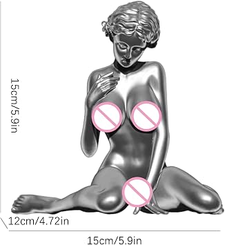 Female Statue Decor - Sexy Woman Nude Resin Model | Female Body Statue, Home Art Decor Sculpture, Woman Body Sculpture Craft For Apartment Table