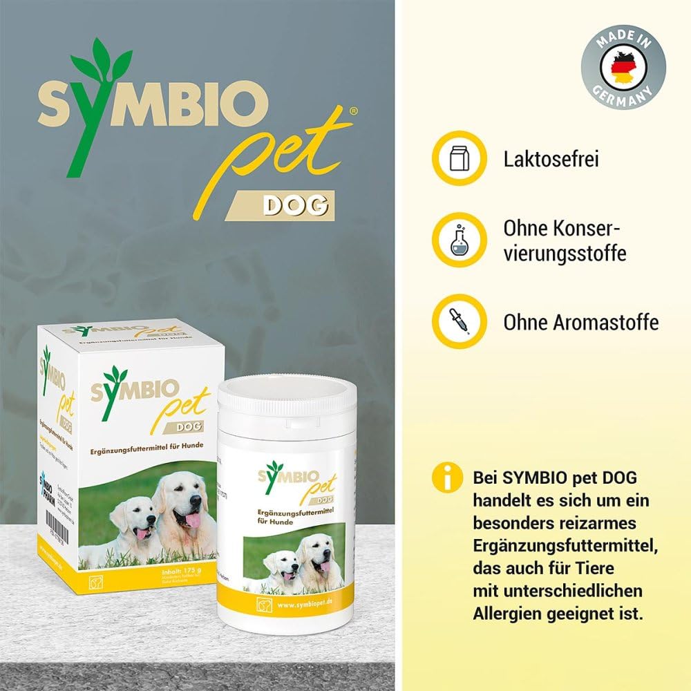 SymbioPet dog Pulver für Hunde, 175 g Poudre