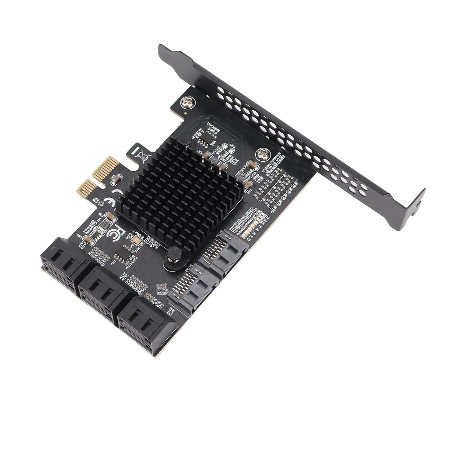 PCIE 拡張カード、8 ポート PCIE - アダプター、8xSATA3.0 出力を備えた内蔵 PCI E 1X インターフェイス