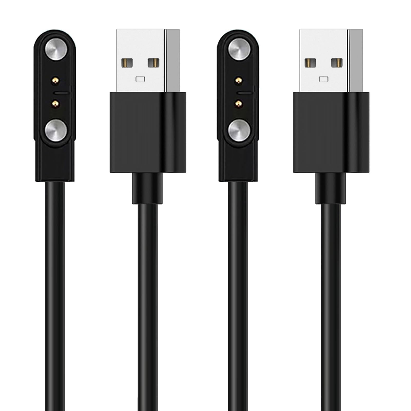 2 Pin Cavo di Ricarica Smartwatch Universale, 2 Pezzi Cavo di Ricarica USB Magnetico, Caricatore Magnetico Smartwatch Compatibile Distanza Tra i Pin 2 Pin Cavo di Ricarica Smartwatch Universale, 2 Pezzi Cavo di Ricarica USB Magnetico, Caricatore Magnetico Smartwatch Compatibile Distanza Tra i Pin