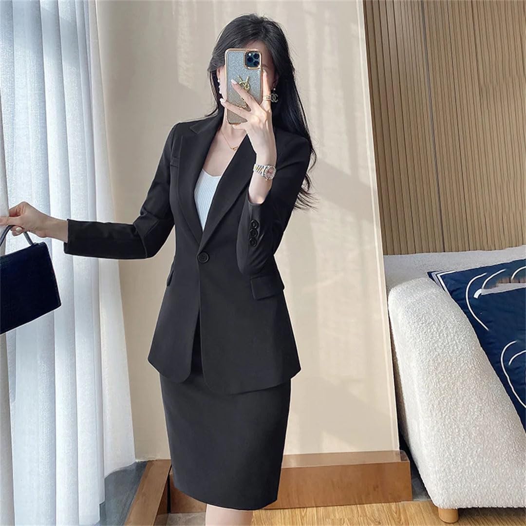 Damska marynarka biznesowa i kurtka damska odzież robocza zestaw biurowy mundur spódnica garnitury