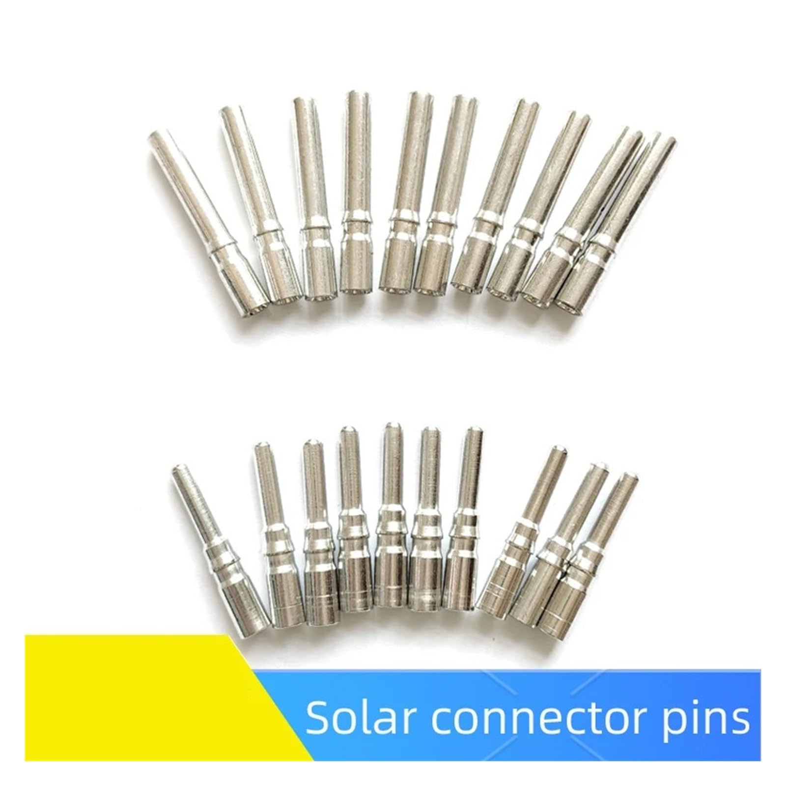 solar stecker 10/20/50/100 Paare 50A Solarstecker im Metallkern Verwendung for Solarkabelanschlussklemmenstift for PV-Pin-Stecker(20pairs)