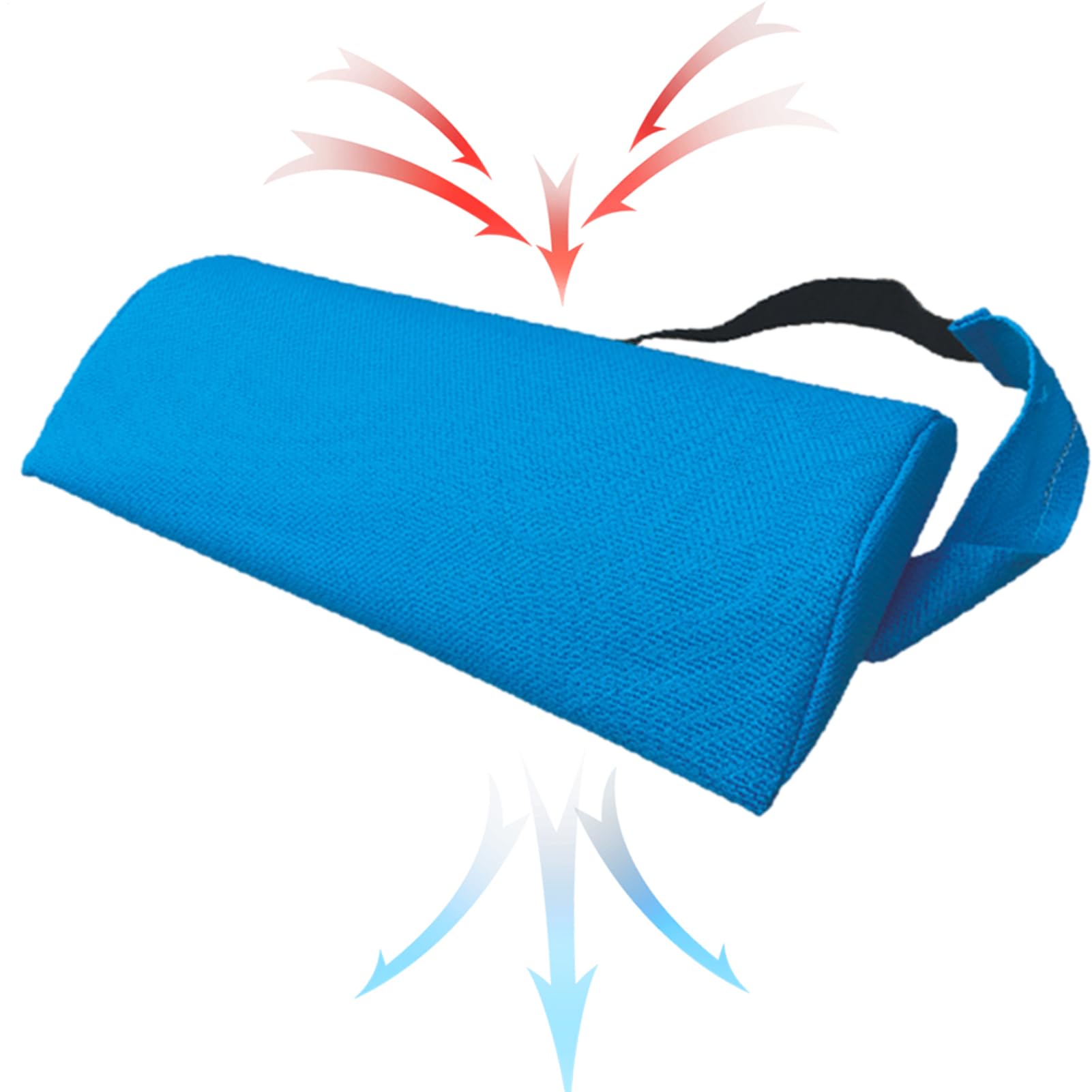Coussin Repose Tete - Oreiller Ergonomique | Appuie Tete Fauteuil Salon | Oreiller Avec Élastique Réglable Inclinable | Appuie-Tête Chaise Longue Bain Soleil | Coussin Appuie-Tête Tran-Sat Amovible