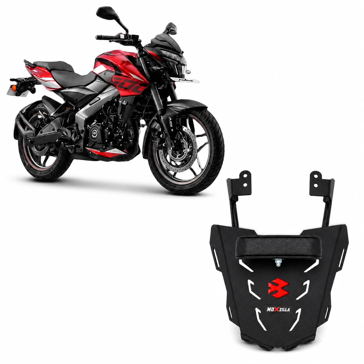 MOXZILLA Top Rack with Back Rest Compatible with Pulsar NS200 Direct Fit | Top Rack wit back rest-image-14