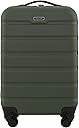 Wrangler 22" Hardside Spinner Carry-On Luggage, Olive