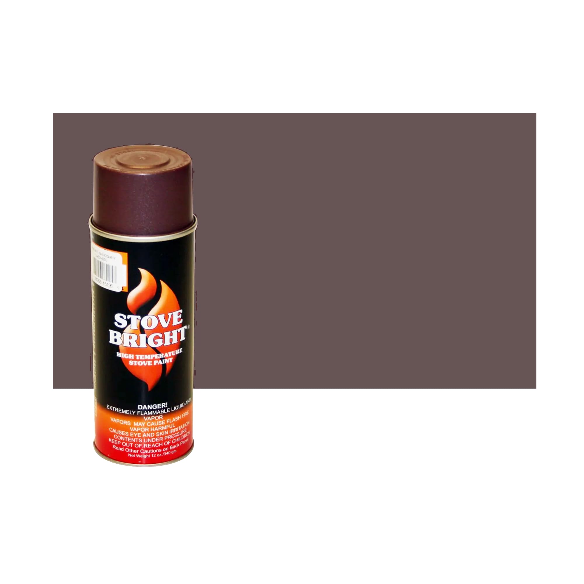 Stove Bright High Temp Spray Paint, Satin, Up To 1200 Degrees, 12 Ounce (Pack of 1), 6195 - Metallic Mahogany