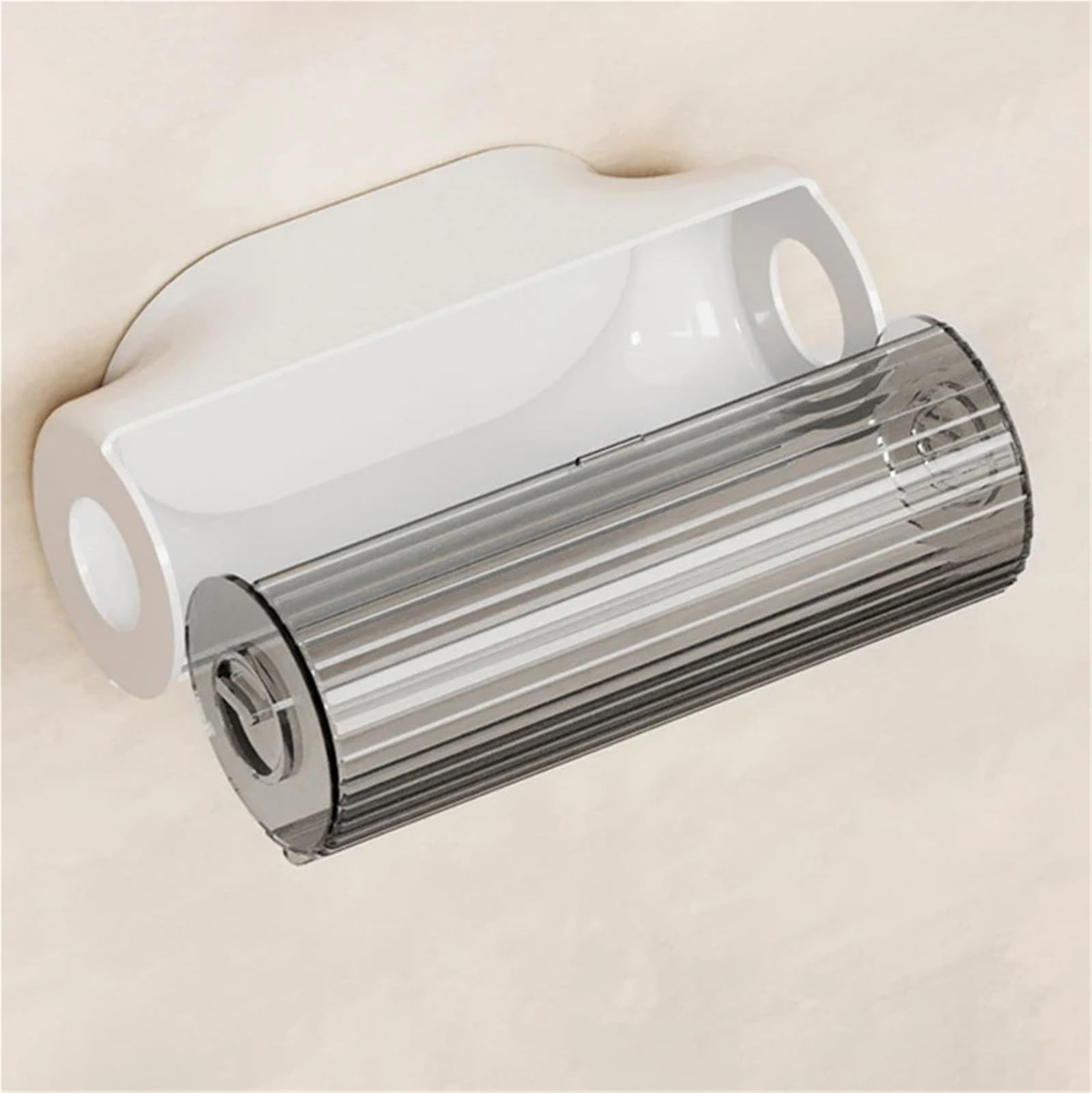 Dispensador De Bolsas De Basura Caja de almacenamiento de bolsas de basura montada en la pared, dispensador de contenedores de bolsas de basura de plástico for cocina y baño, soporte for bolsas de bas