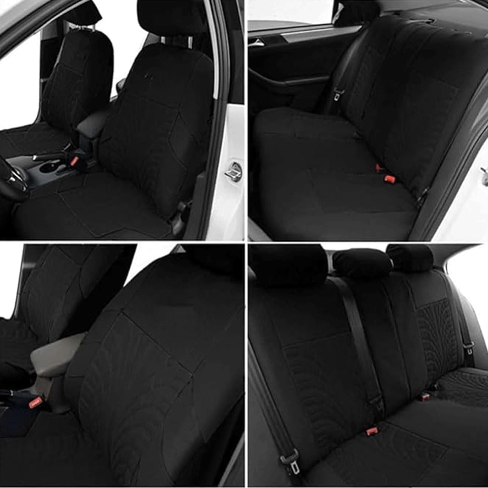 Coprisedili Auto, per MG ZS Hybrid+ Luxury 2024 2025 2026 Confortevole Coprisedile Copri Traspirante Antiscivolo Anteriori Posteriori Protezione Sedile,A