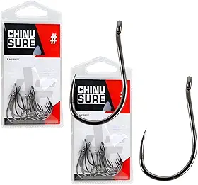 Anzol Chinu Sure Albatroz Kit 2 Cartelas Carbono Reforçado Para Pesca Tilápia Pacu Tambaqui