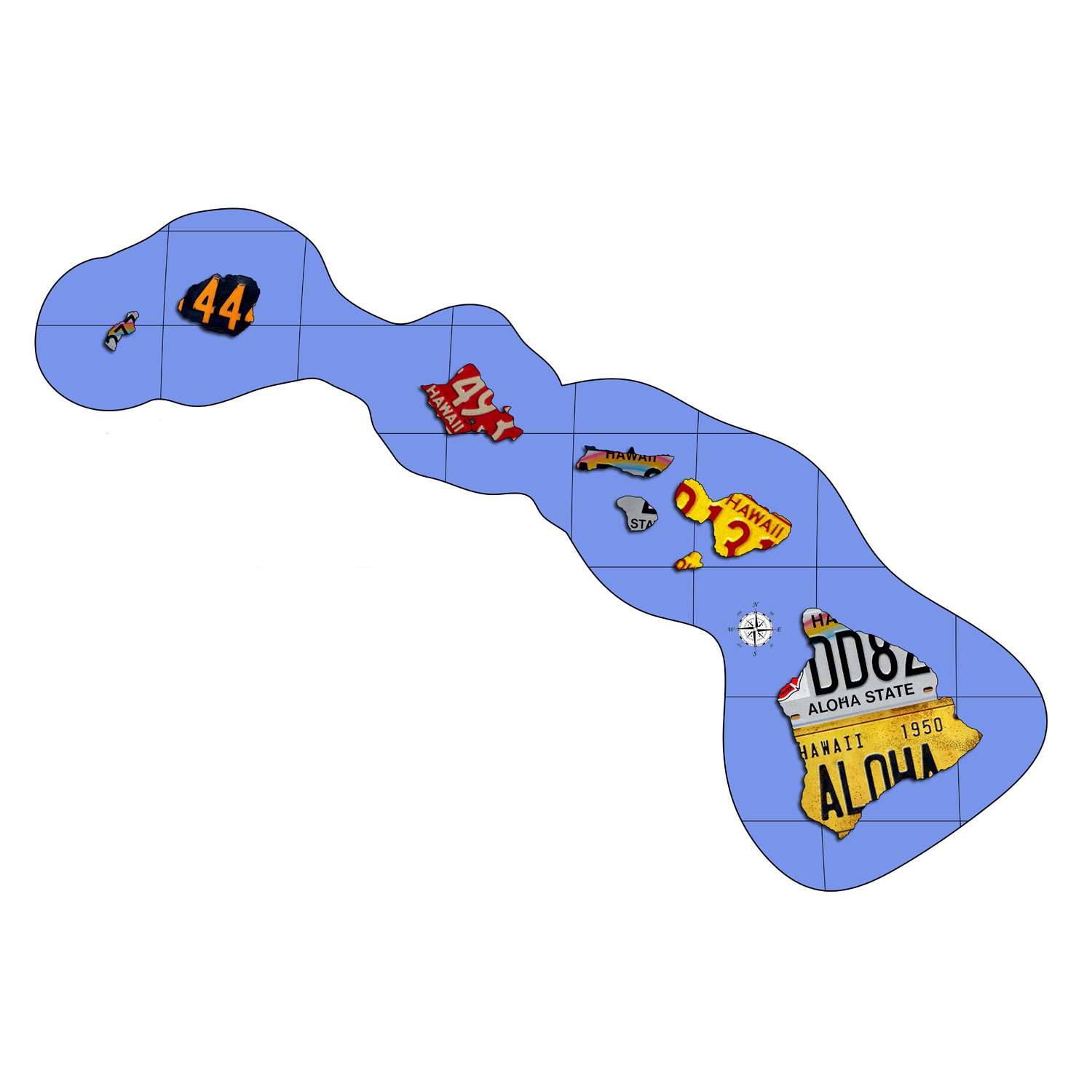 柳瀬美術店 / 有名作家 / Famous Artists 銘々皿 漆塗 桃の絵 鈴木繁男