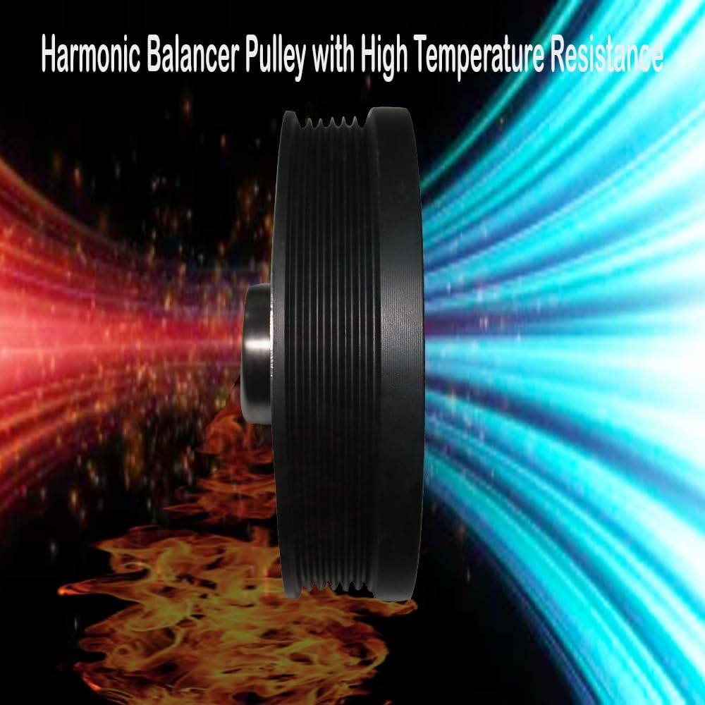 594-148 Harmonic Balancer Crankshaft Crankshaft Pulley Compatible with 94-05 for Buick Century 00-05 for Chevy Impala 95-01 for Chevy Lumina 97-03 for Chevy Malibu Harmonic Balancer