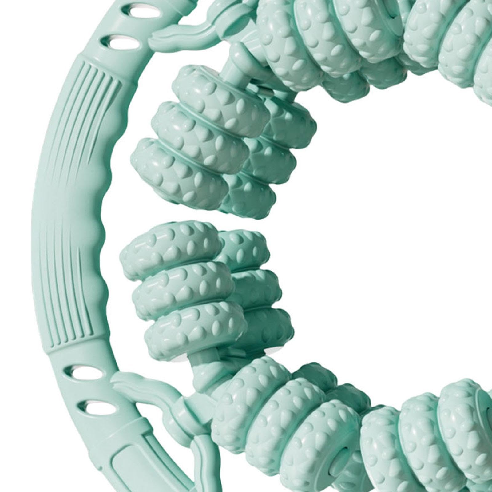 Rullo Massaggiante Circolare per Gambe, Massaggiatore Portatile per Collo e Braccia, Multifunzionale Ergonomico in PP per Sport e Fitness- Verde
