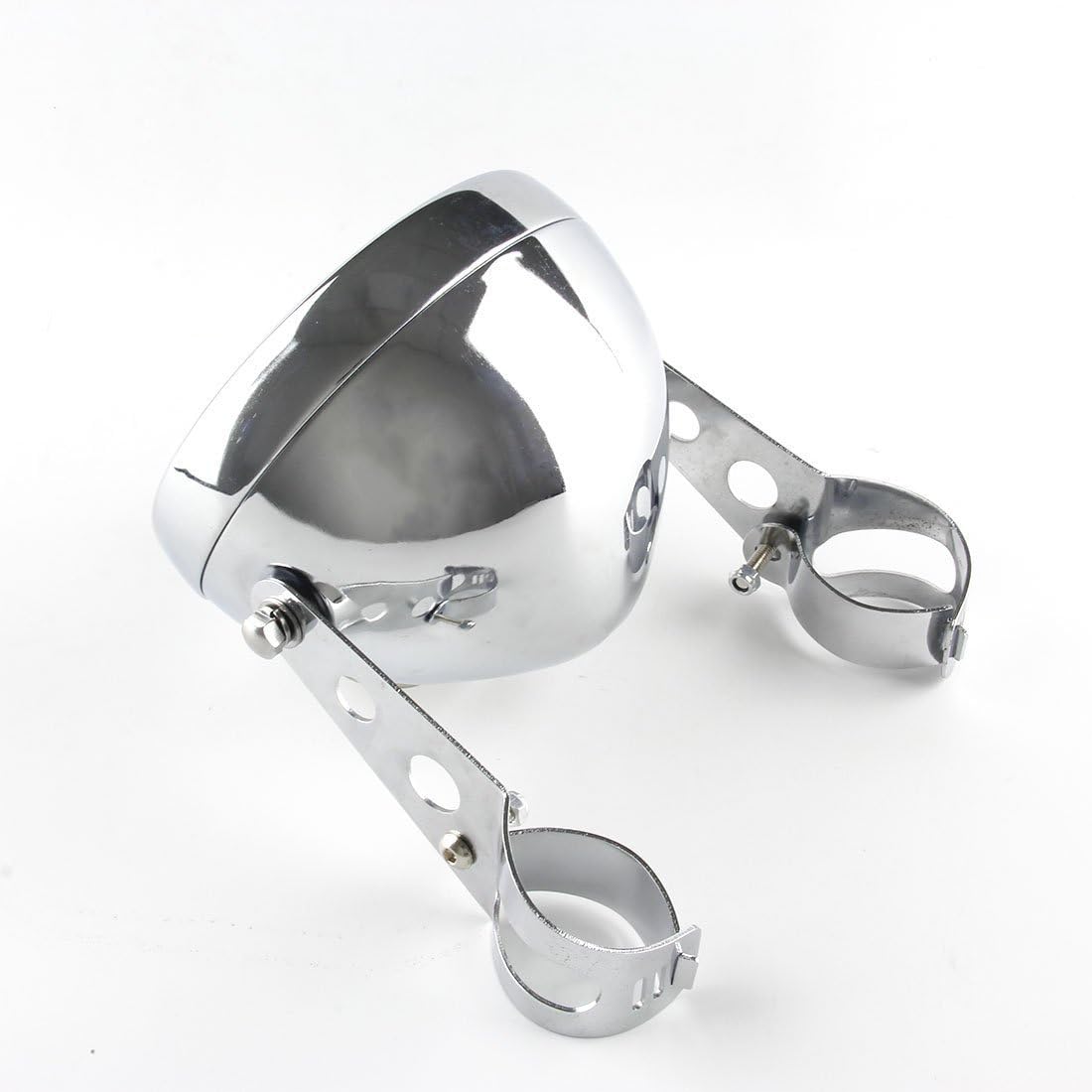 Eagle Lights Meteor Headlight Bucket Housing for Motorcycles with 32MM to 40MM Fork Tubes (7 inch Bucket, Chrome)