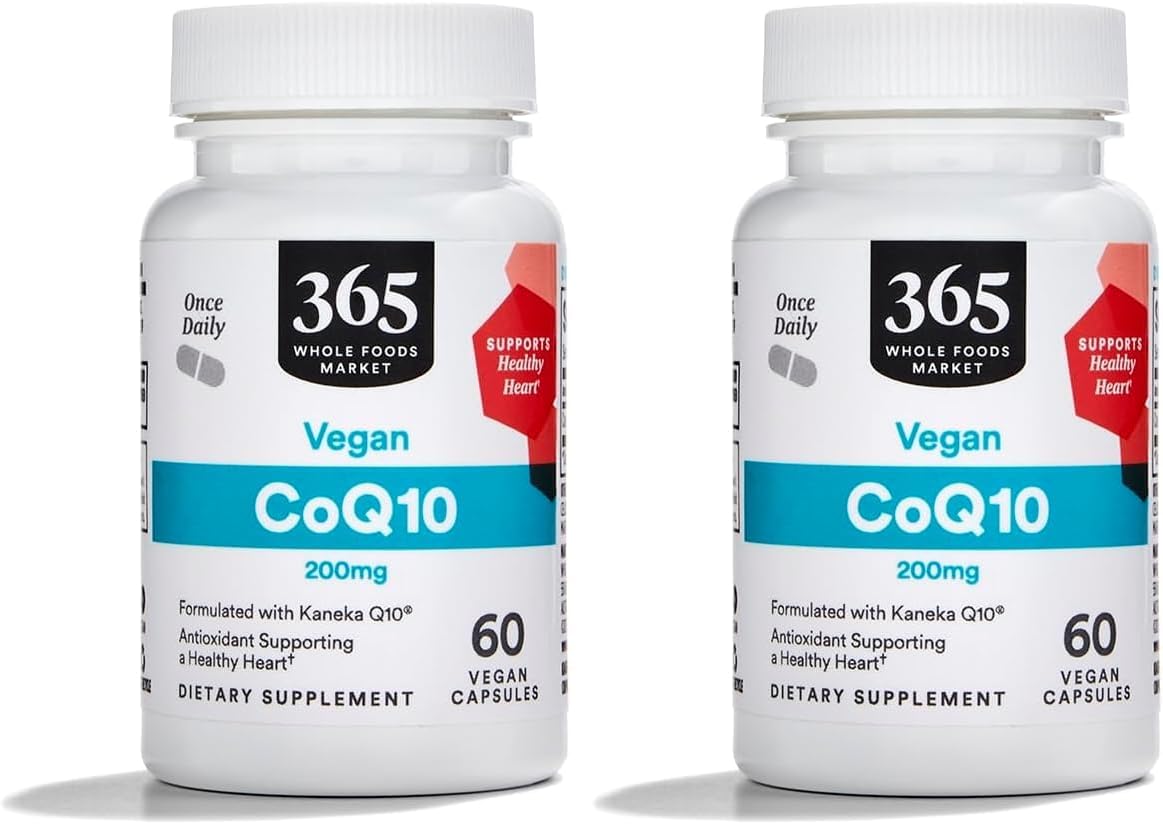 365 by Whole Foods Market, CoQ10 200mg, Vegan, 60 Count