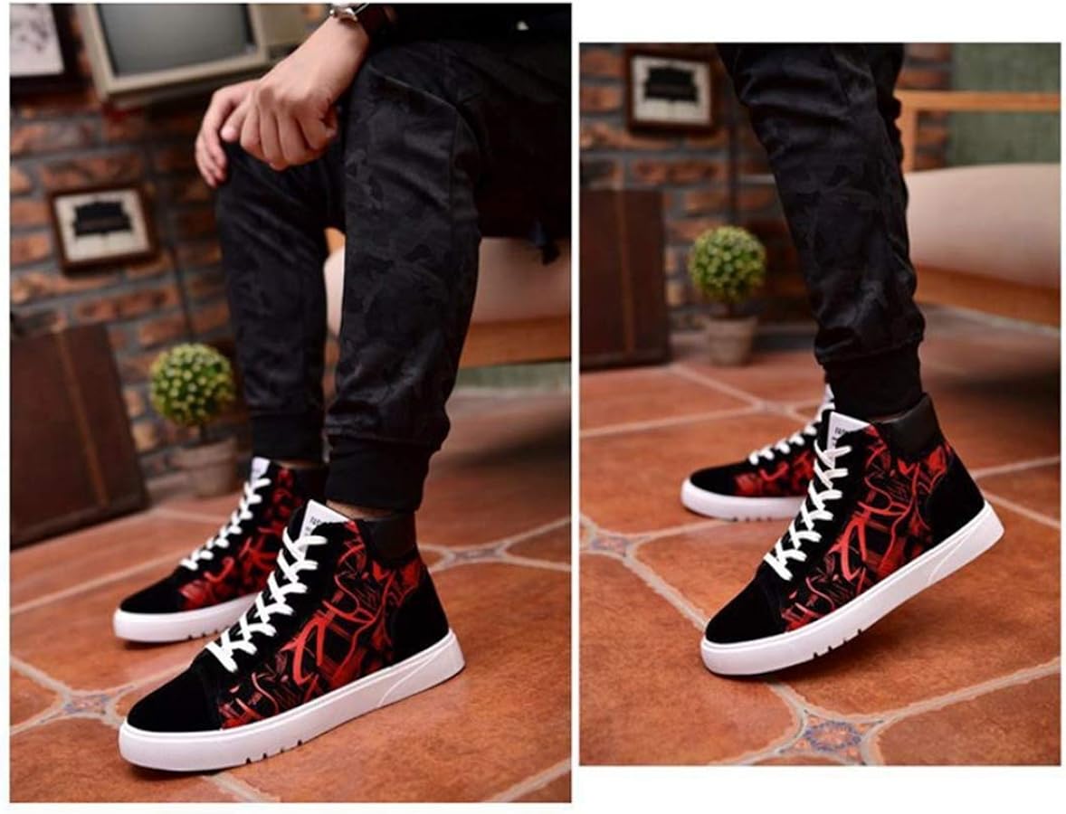 Amazon | スニーカー メンズ ハイカット ミッドカット レースアップ