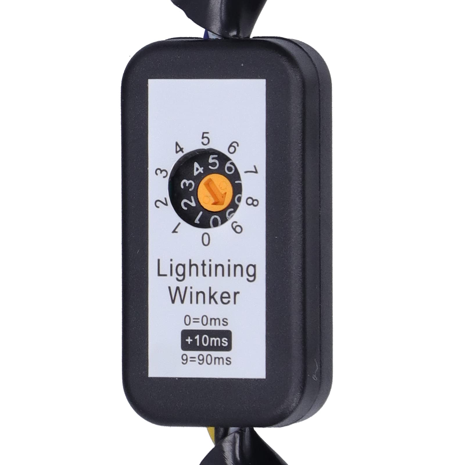 Qiilu Dynamisches Blinkermodul, Dynamisches Blinkermodul, 6-Pin LED Rücklichter Dynamischer Blinker Adapter Kabelbaum PBT+FEP Blinker Modul Kits Für S8 D4 D5 2010-2019 (1 Paar)