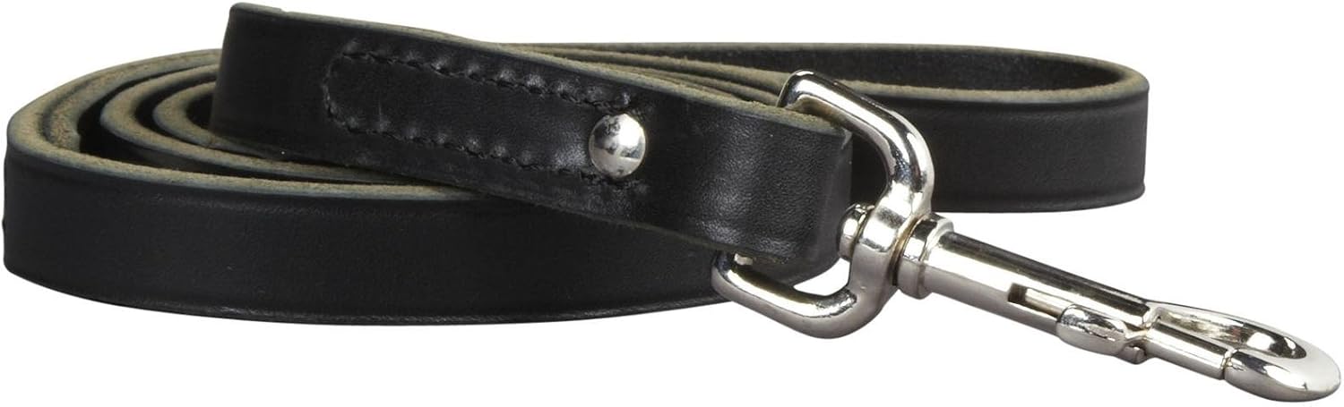 Auburn Latigo Training Lead - Burgundy/Nickle - 1 x 72 inches