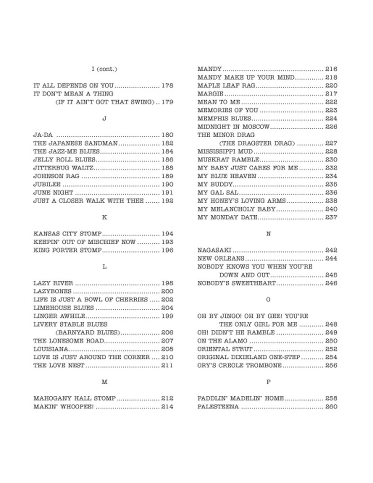 The Real Dixieland Book - C Instruments