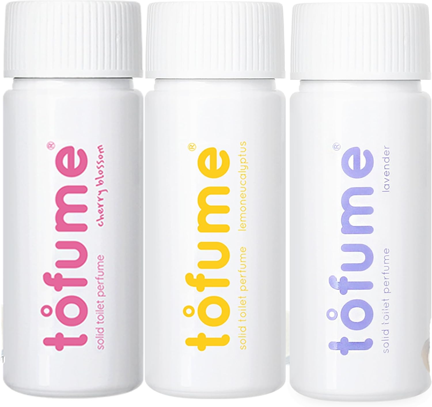 Effervescent Bathroom Odor Eliminator, Air Fresheners - Cherry Blossom (30 Count, Pack of 1) + Lemon Eucalyptus (30 Count, Pack of 1) + Lavender (30 Count, Pack of 1)