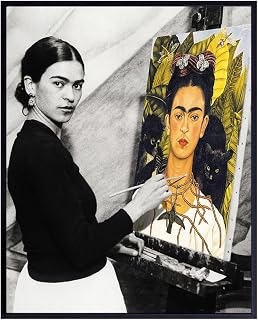 Art - Poster - 8x10 Mexican Wall Art - Wall Decor - Paintings, Print, Portrait, Photo, Artwork, Self Portrait - Gifts for Artists - 8x10 Photo Print Unframed