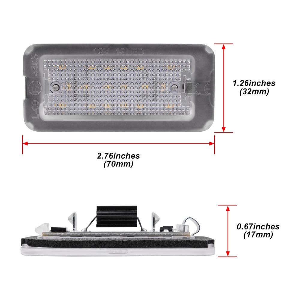 Canbus bezbłędne oświetlenie tablicy rejestracyjnej LED do F.iat 500 do F.iat Abarth 500 5959 695 S3 S4 model 2007-2020 Targa Light OEM 51800482