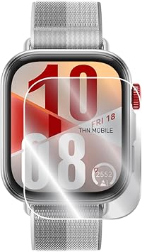 Ak ll  Saat Esnek Nano K r lmaz Ekran Koruyucu2 ADET  ok Renkli Huawei Watch Fit 4 Pro ile uyumlu