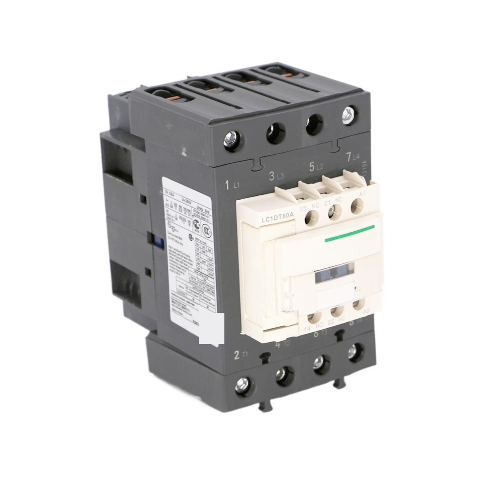 BALYDLUL LC1DT60AG7 AC electric magnetic Contactor 4P 4NO LC1-DT60AG7 60A 120V AC coil