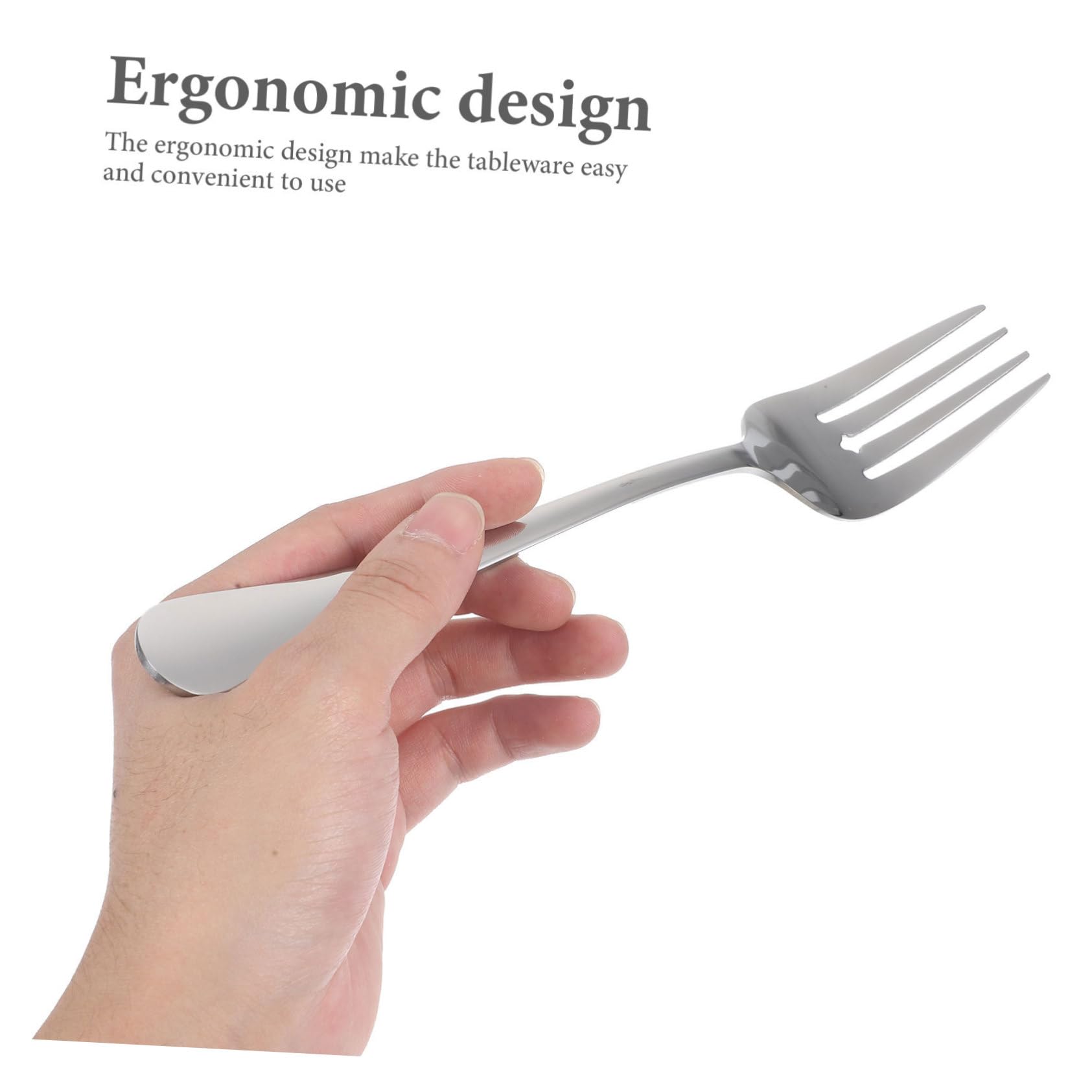 Cabilock Spatules et Couverts Acier Inoxydable pour Service de Table Ustensiles de Cuisine avec Fourchette Cuillère et Spatule