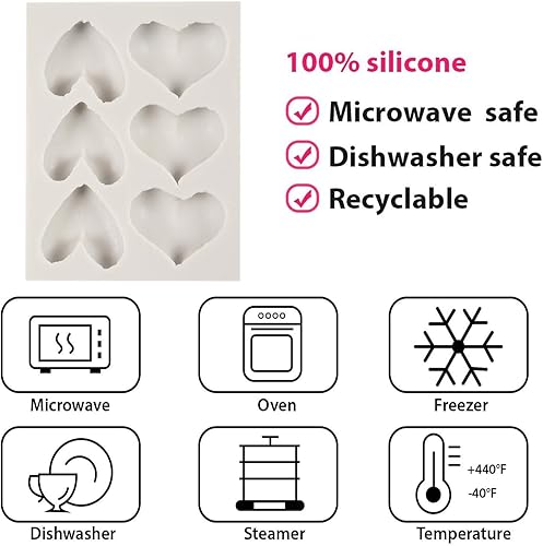 Miniatura 2 de FCKEMLDS Kiss Collection - Moldes de silicona para labios para el día de San Valentín, decoración de tartas de boda, decoración de cupcakes, pasta