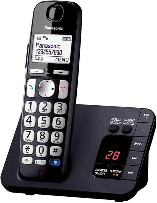 Panasonic KXTGE720 Big Button DECT Cordless Telephone with Nuisance