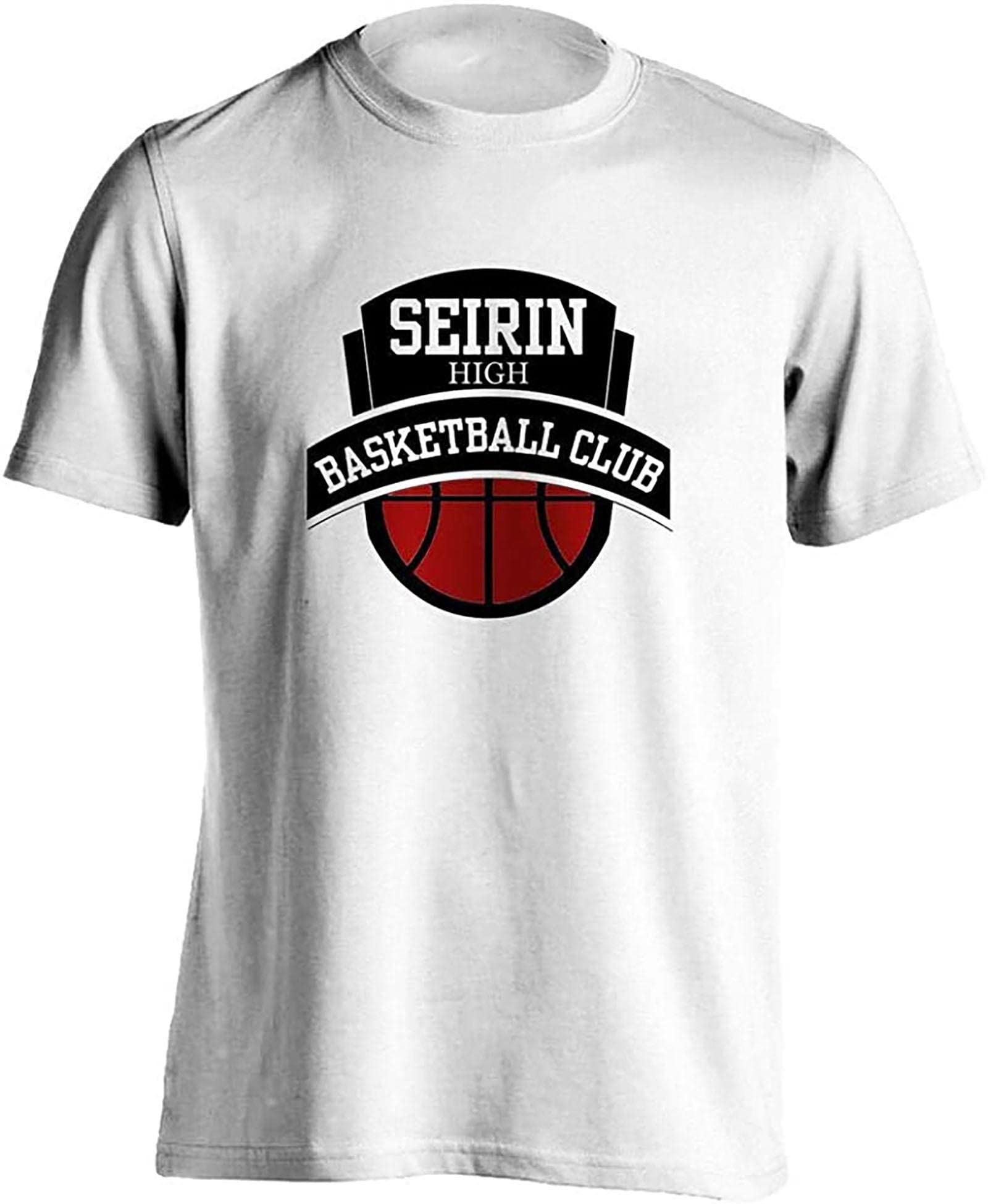 mcjwKuroko No Basketball Seirin High Logo Anime Manga T-Shirt Whitem White XXL